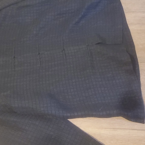 Eileen Fisher WOMAN Black Round Neck Frog Closure Cardigan. - Picture 12 of 12